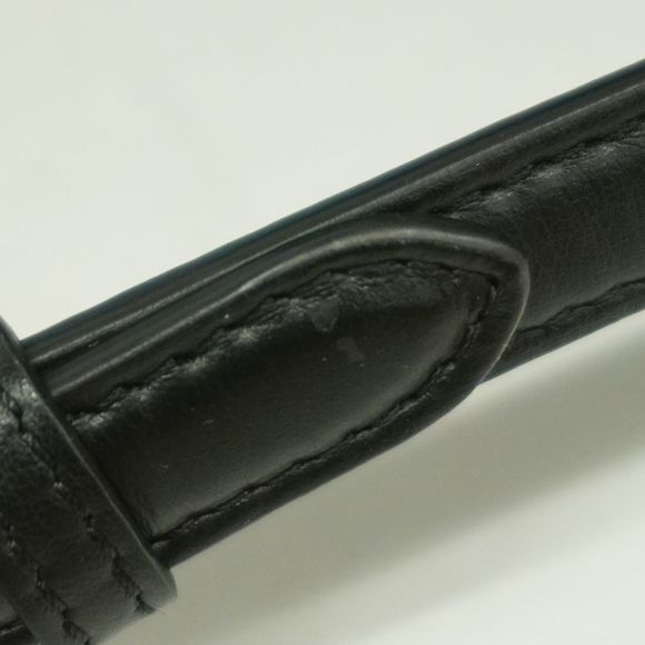 Fendi Shoulder Bag Embossed Leather Black Gold Hardware Women - Picture 8 of 10